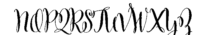 Envelove Bold Font UPPERCASE
