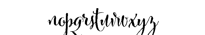 Envelove Bold Font LOWERCASE