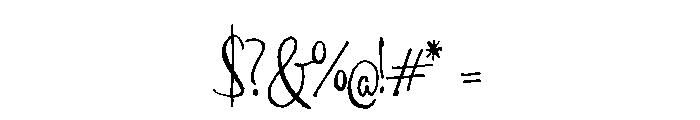 Envelove Script Regular Font OTHER CHARS
