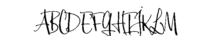 Envelove Script Regular Font UPPERCASE