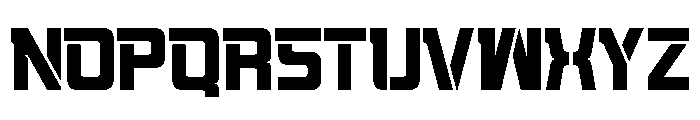 ENEMY DEFEND Regular Font LOWERCASE