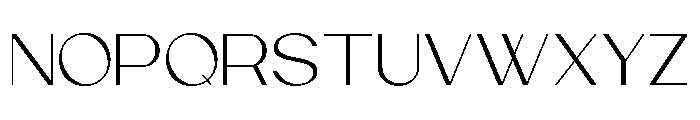 ENNORA-Regular Font UPPERCASE