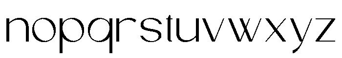 ENNORA-Regular Font LOWERCASE