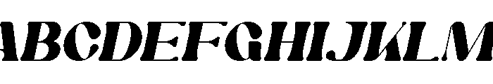 Enagola Italic Font UPPERCASE
