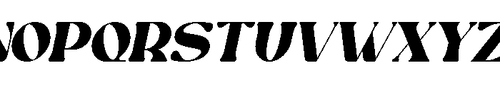Enagola Italic Font UPPERCASE