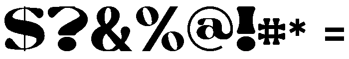 Enagola Font OTHER CHARS