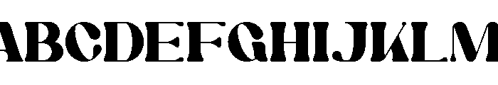 Enagola Font UPPERCASE