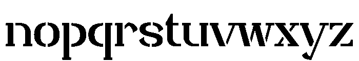 Enaris Font LOWERCASE