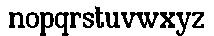 Encave Regular Font LOWERCASE