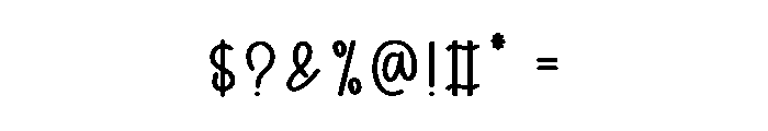 Enchant Rendeer Font OTHER CHARS