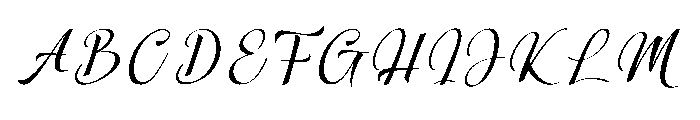 Enchanted Calligraph Font UPPERCASE