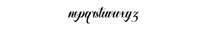 Enchanted Calligraph Font LOWERCASE
