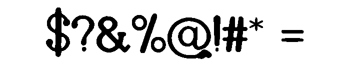 Enchanted_Map Font OTHER CHARS