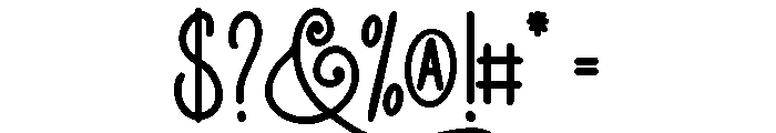 Enchanted Prismatic Font OTHER CHARS