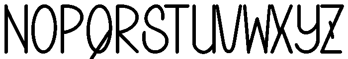 Enchanted Prismatic Font LOWERCASE