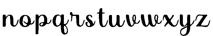 Enchanted_Script Font LOWERCASE