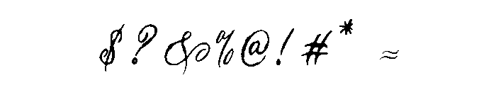 Enchanted Vintage Regular Font OTHER CHARS
