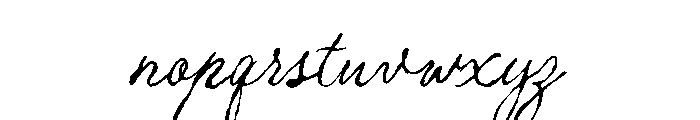 Enchanted Vintage Regular Font LOWERCASE
