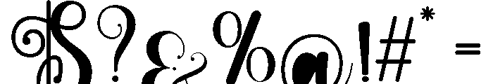Enchanted Wonderful Regular Font OTHER CHARS