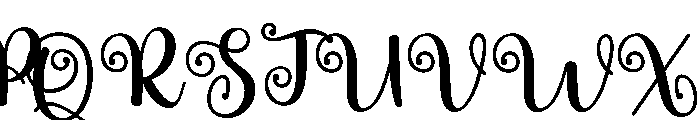 Enchanted Wonderful Regular Font UPPERCASE