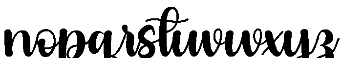 Enchanted Wonderful Regular Font LOWERCASE