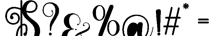 EnchantedWonderful-Regular Font OTHER CHARS