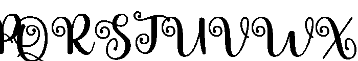 EnchantedWonderful-Regular Font UPPERCASE