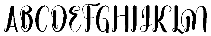 Enchanting Princess Font UPPERCASE
