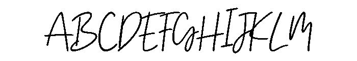 Enchanting Script Font UPPERCASE