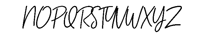 Enchanting Script Font UPPERCASE