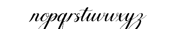 EnchantingCalligraphy-Regular Font LOWERCASE