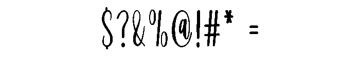 EnchantingWildflower Font OTHER CHARS
