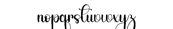 EnchantingWildflower Font LOWERCASE