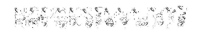 End Of Easter Font LOWERCASE