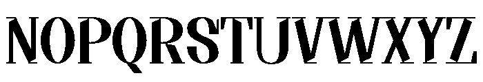 Enders Font UPPERCASE