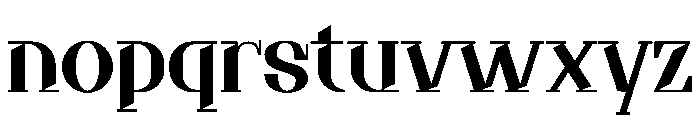 Enders Font LOWERCASE