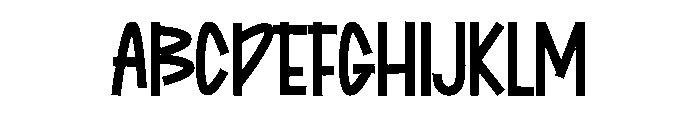 Ending Books Font UPPERCASE