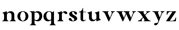 Enerecia Regular Font LOWERCASE