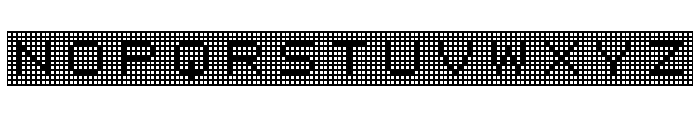 Energized Regular Font LOWERCASE