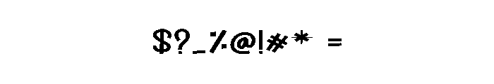 Energy Healing Font OTHER CHARS