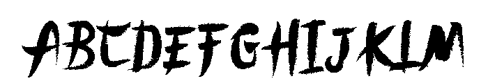 Energy Rush Font UPPERCASE