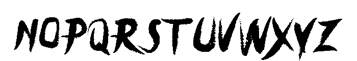 Energy Rush Font UPPERCASE