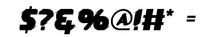 EngineBrake Font OTHER CHARS