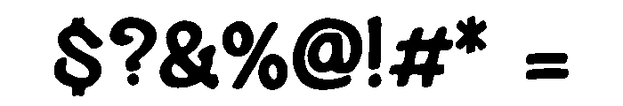 English Graffiti Font OTHER CHARS