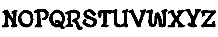 English Graffiti Font UPPERCASE