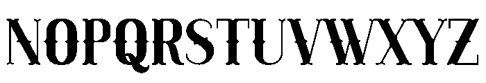 Engraved Serif Font UPPERCASE