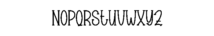 Enjoy Camping Font LOWERCASE