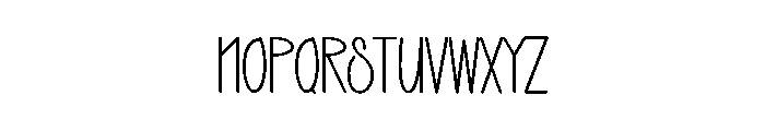 Enjoy Youngkids Font LOWERCASE