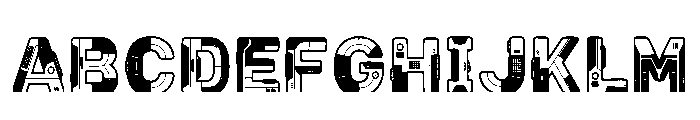 Enlai Regular Font UPPERCASE