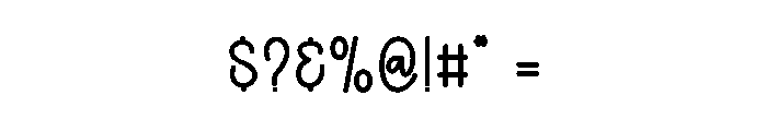 Enter Text Font OTHER CHARS